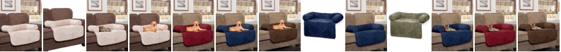 P/Kaufmann Home Pet Pals Plush Furniture Protector with Bolster Large